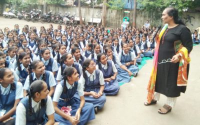 Self empowerment training to Girls of Suman High School, Limbayat